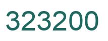 Number 323200 green image