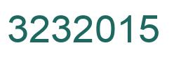 Number 3232015 green image