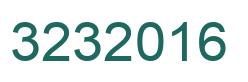 Number 3232016 green image