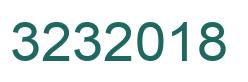 Number 3232018 green image