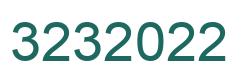 Number 3232022 green image