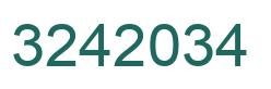 Número 3242034 imagen verde