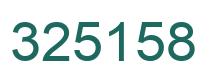 Número 325158 imagen verde