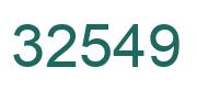 Number 32549 green image