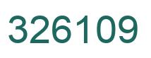 Número 326109 imagen verde