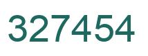 Número 327454 imagen verde