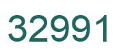 Number 32991 green image