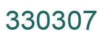 Número 330307 imagen verde