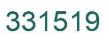 Número 331519 imagen verde