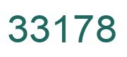 Number 33178 green image
