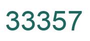 Number 33357 green image