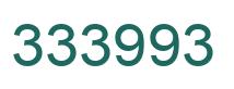 Number 333993 green image
