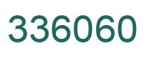 Number 336060 green image