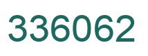 Number 336062 green image