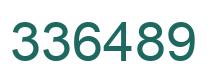 Número 336489 imagen verde