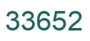 Número 33652 imagen verde