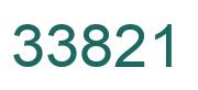 Number 33821 green image