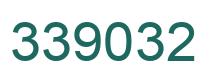Number 339032 green image