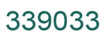 Number 339033 green image