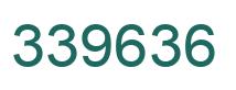 Number 339636 green image