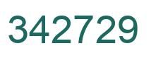 Número 342729 imagen verde