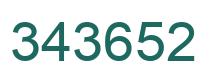 Número 343652 imagen verde