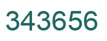 Número 343656 imagen verde
