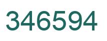 Number 346594 green image