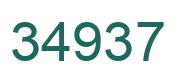 Number 34937 green image