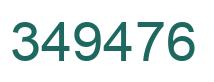 Número 349476 imagen verde