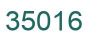 Número 35016 imagen verde
