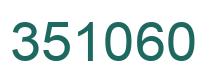 Número 351060 imagen verde