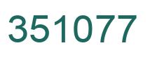 Número 351077 imagen verde