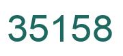 Number 35158 green image