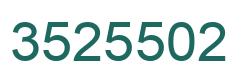 Número 3525502 imagen verde