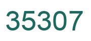 Number 35307 green image