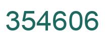 Número 354606 imagen verde