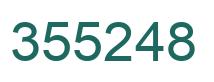Number 355248 green image