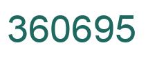 Número 360695 imagen verde