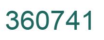 Número 360741 imagen verde
