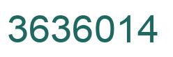 Número 3636014 imagen verde
