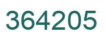 Número 364205 imagen verde