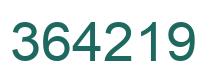 Número 364219 imagen verde
