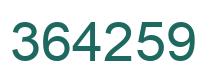 Número 364259 imagen verde