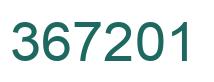 Número 367201 imagen verde