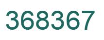 Number 368367 green image