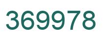 Number 369978 green image