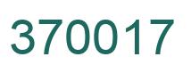 Número 370017 imagen verde