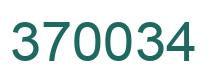Número 370034 imagen verde