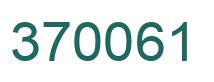 Número 370061 imagen verde